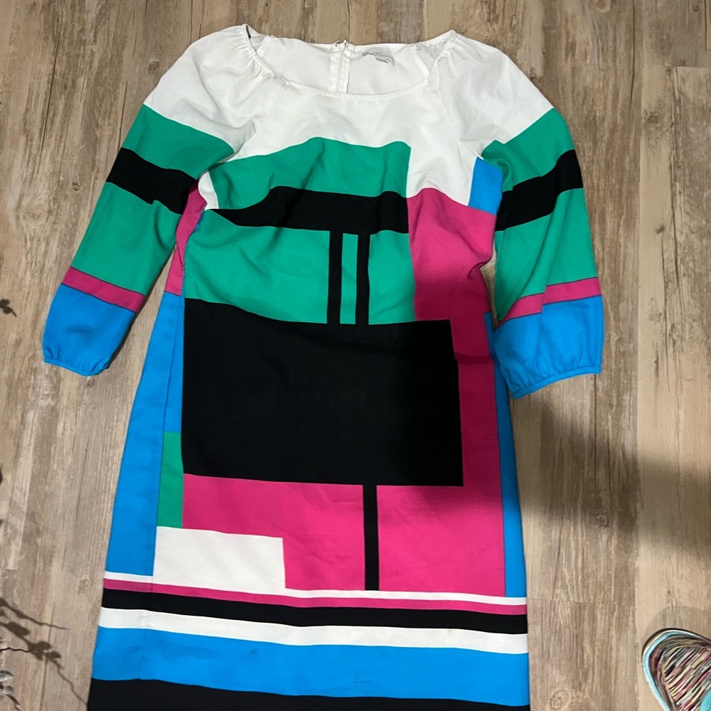 New York and Company Cute geometric dress, small